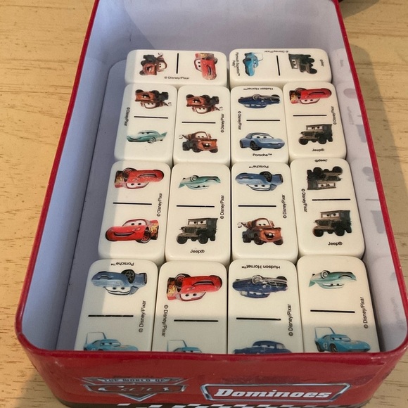 Disney Toys Vintage Childrens Disney Pixar World Of Cars Tin Boxed